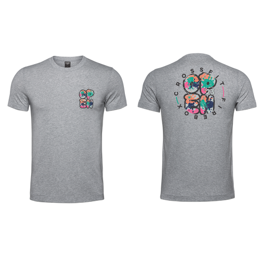 Crossfit FireBox Open 23 Ladies T-Shirt - Grey Melange
