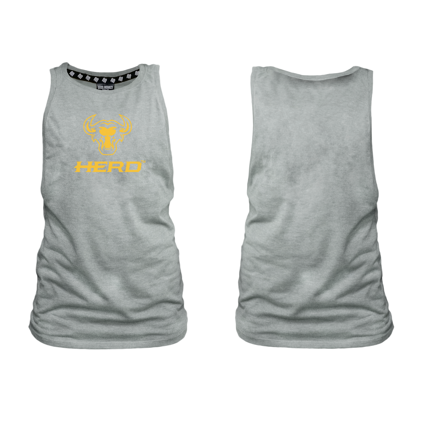 Herd Ladies Muscle Tank - Grey Melange