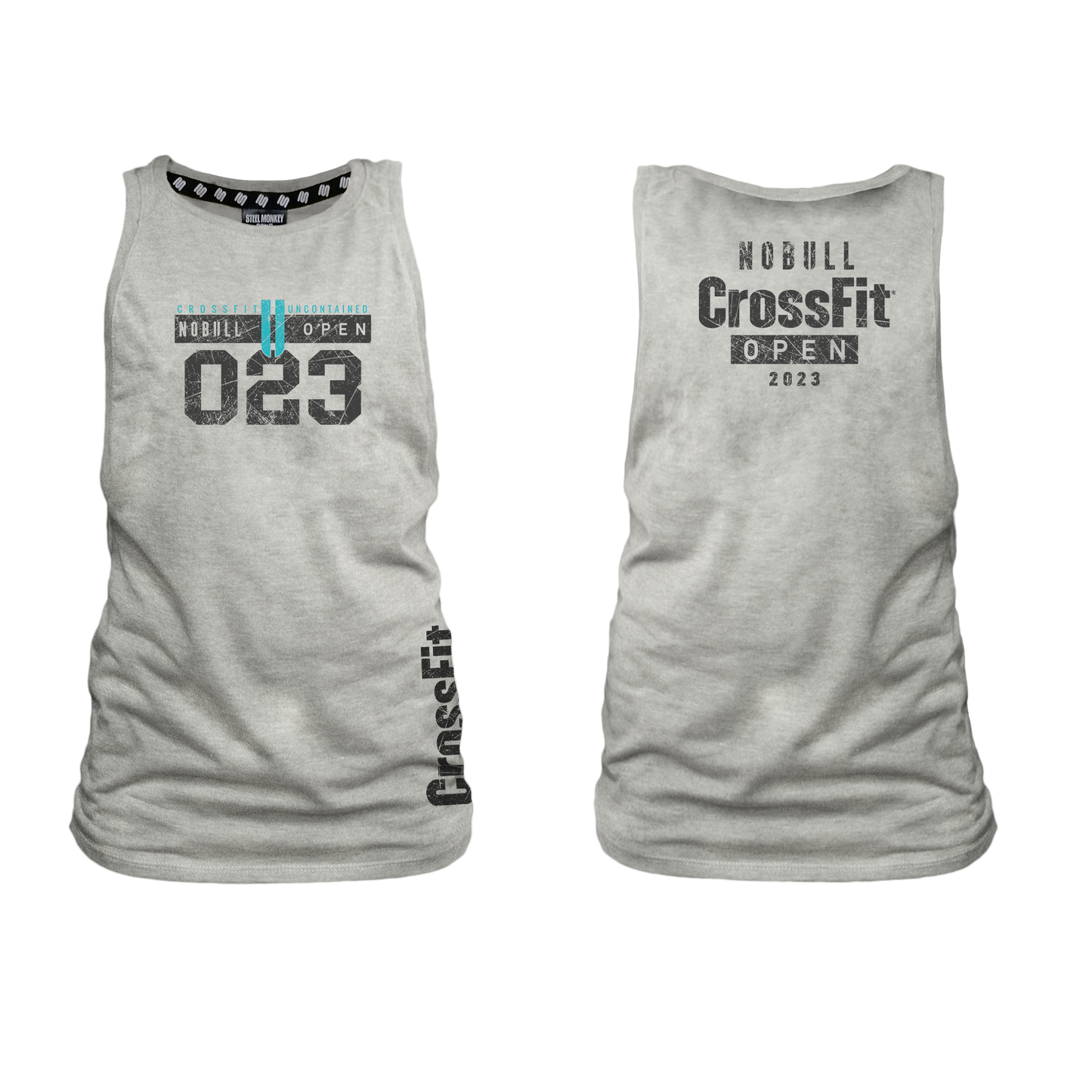 Uncontained II Open 2023 Ladies Muscle Tank - Grey Melange