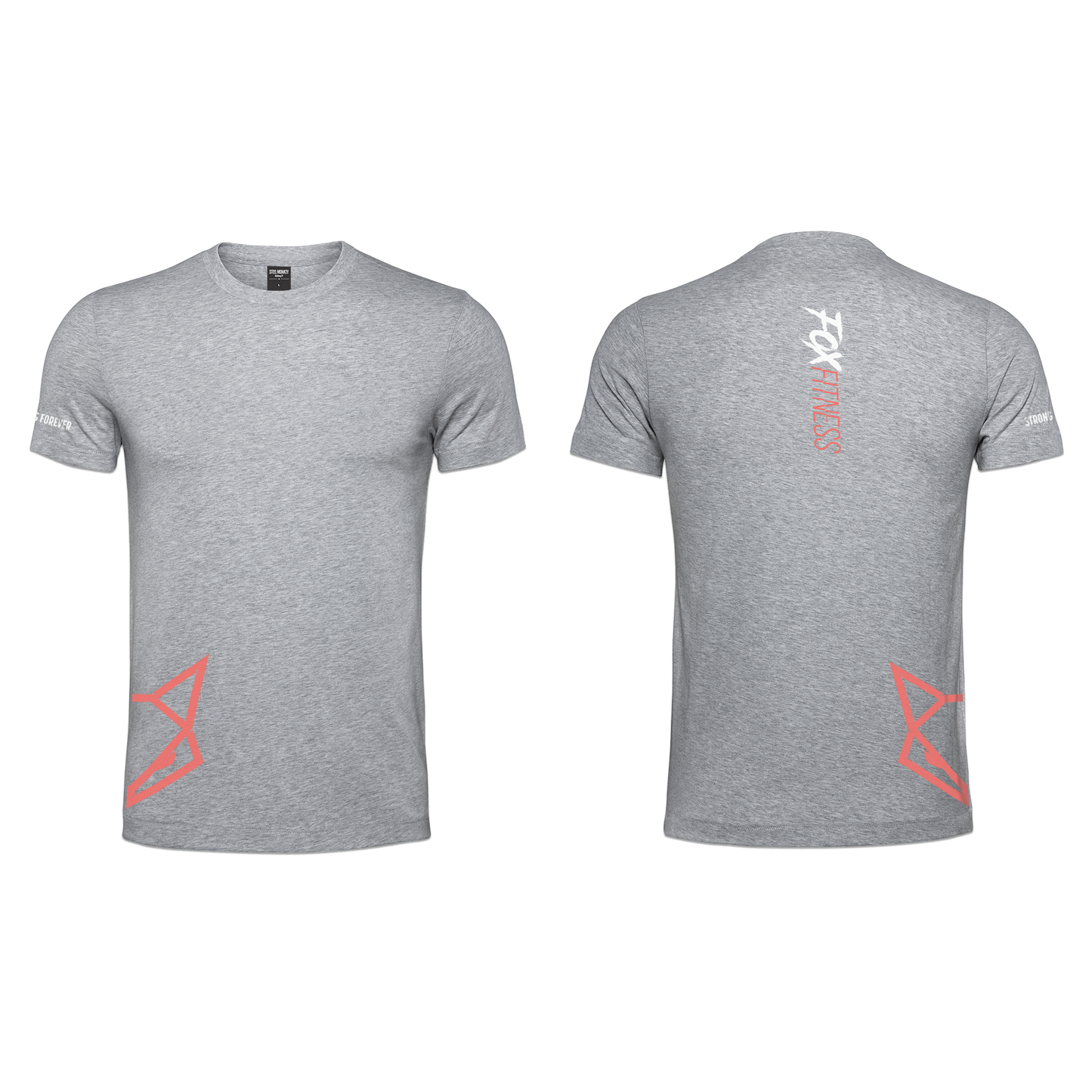 Fox Fitness Men's T-Shirt - Grey Melange