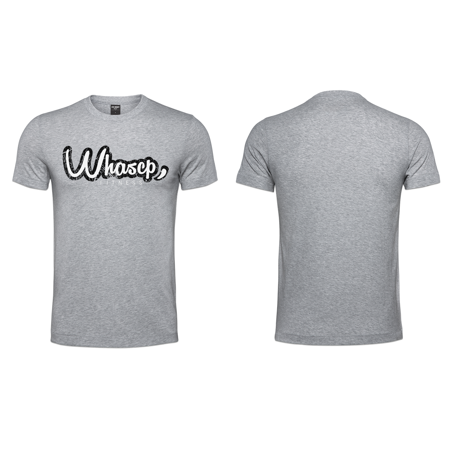 WHASCP Fitness Ladies T-Shirt - Light Grey Melange