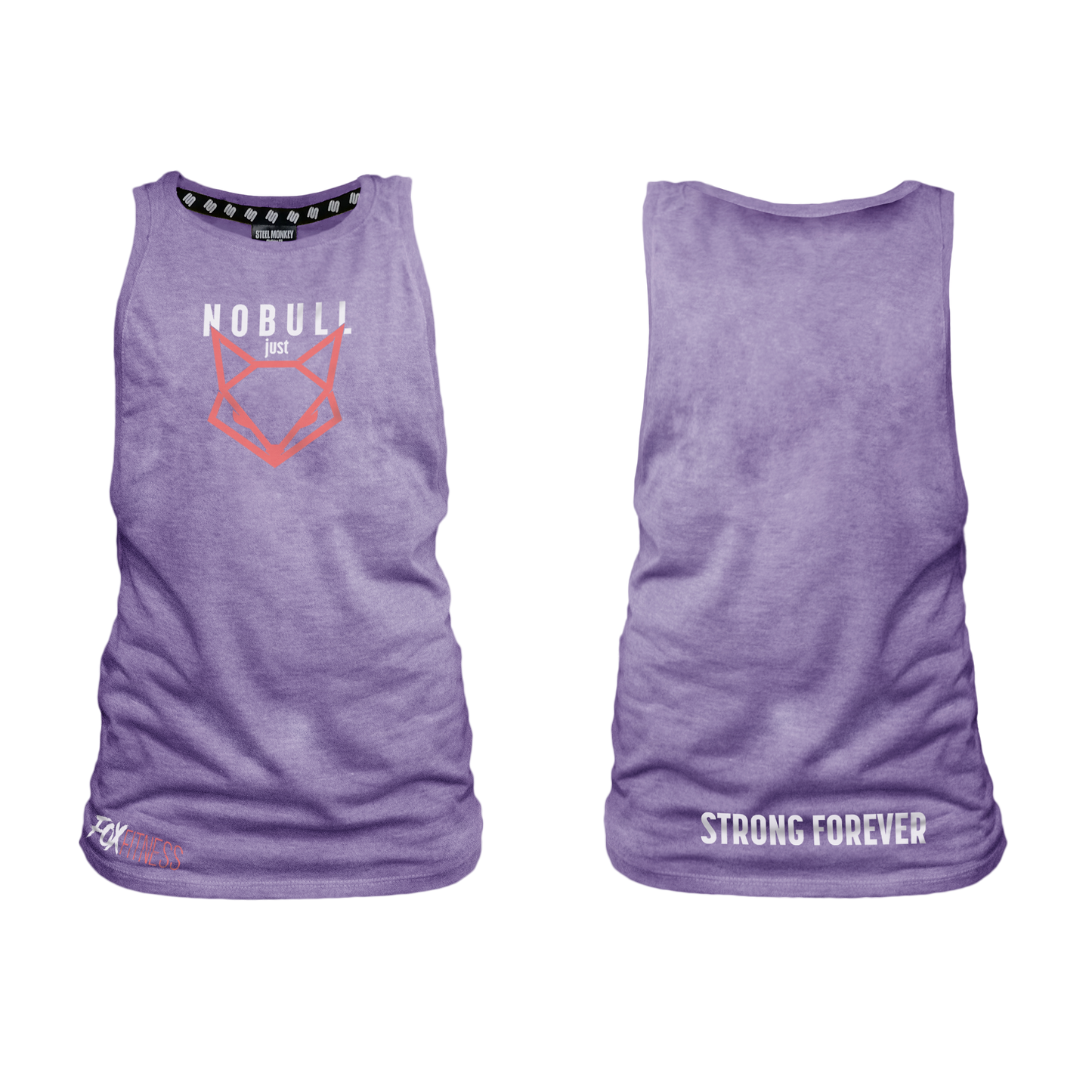 Fox Fitness Ladies Muscle Tank - NOBULL Indigo Melange