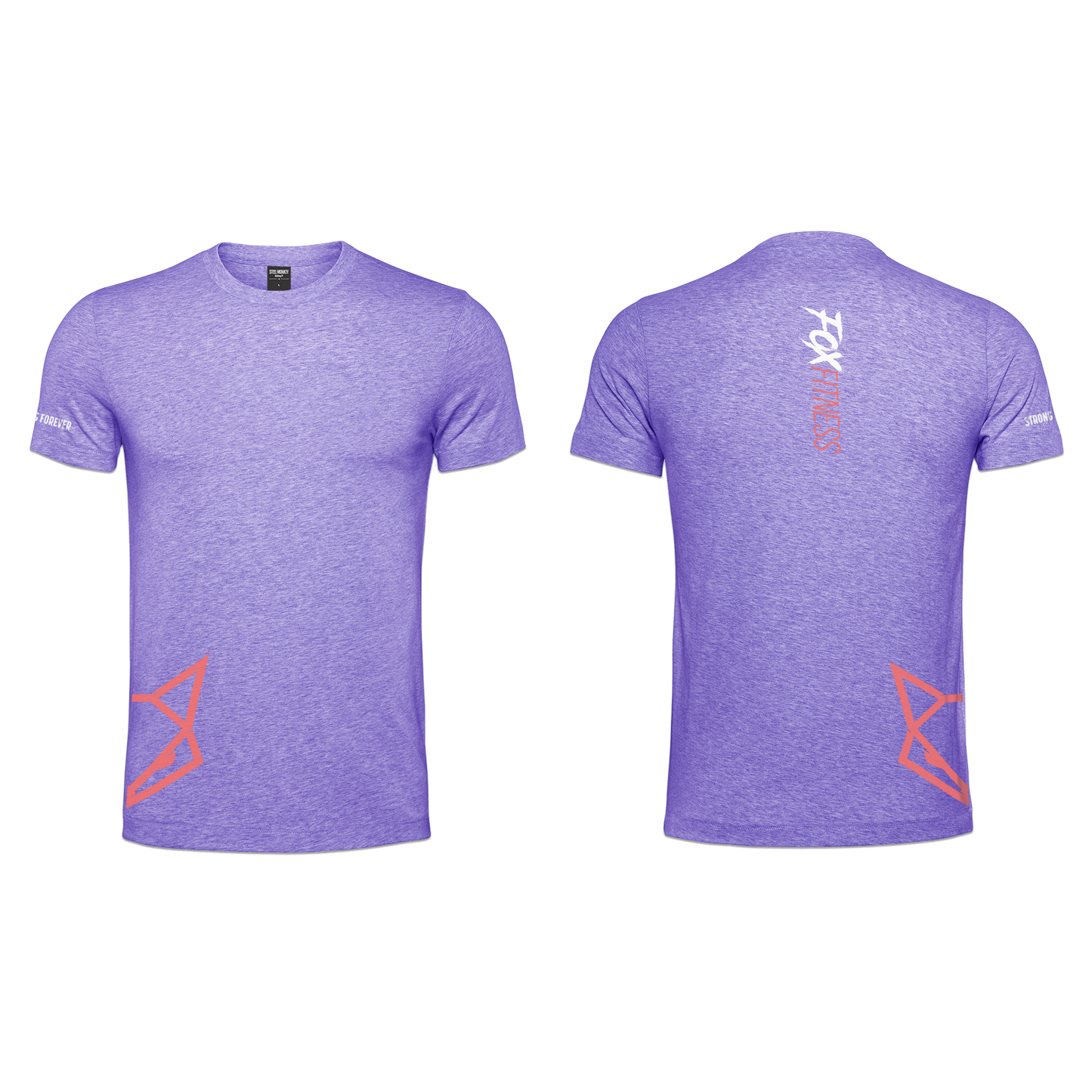 Fox Fitness Ladies T-Shirt - Indigo Melange