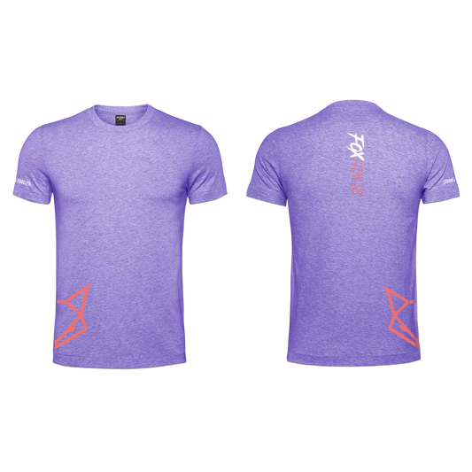 Fox Fitness Ladies T-Shirt - Indigo Melange