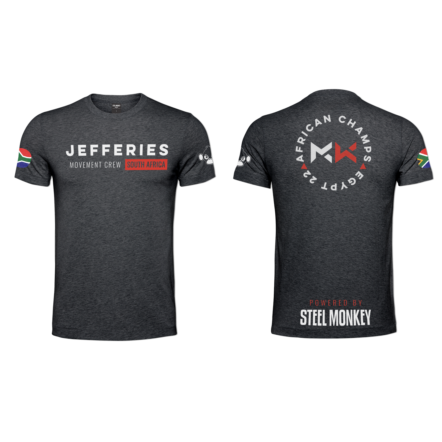 The JEFFERIES Ladies T - Charcoal