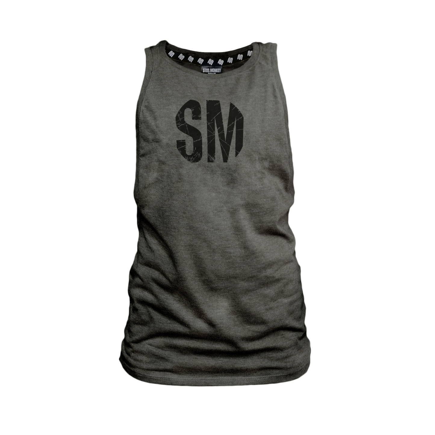 SM Ladies Melange Muscle Tank - SM Grunge