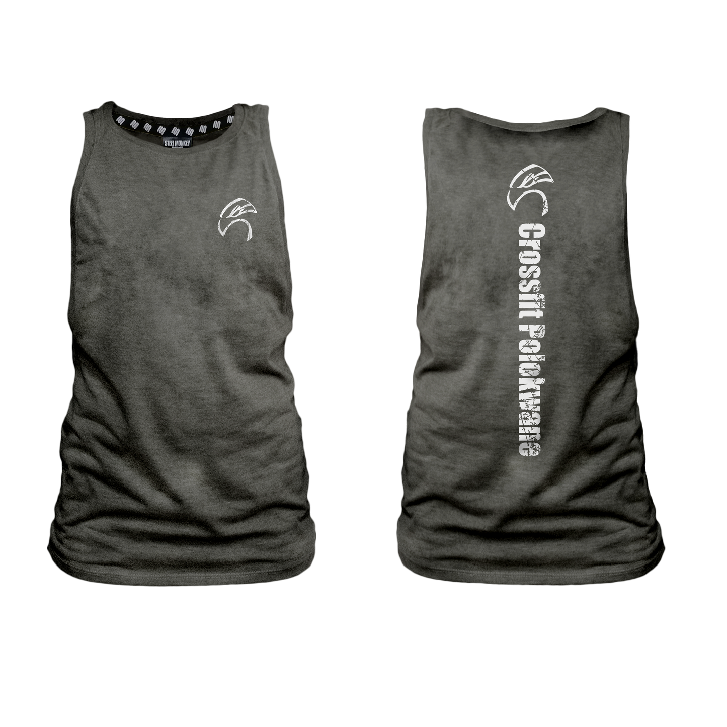 CrossFit Polokwane Ladies Muscle Tank - Charcoal Melange