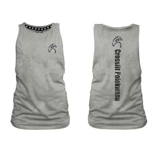 CrossFit Polokwane Ladies Muscle Tank - Grey Melange