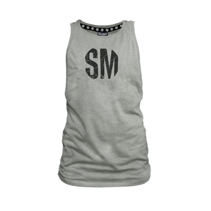 SM Ladies Melange Muscle Tank - SM Grunge