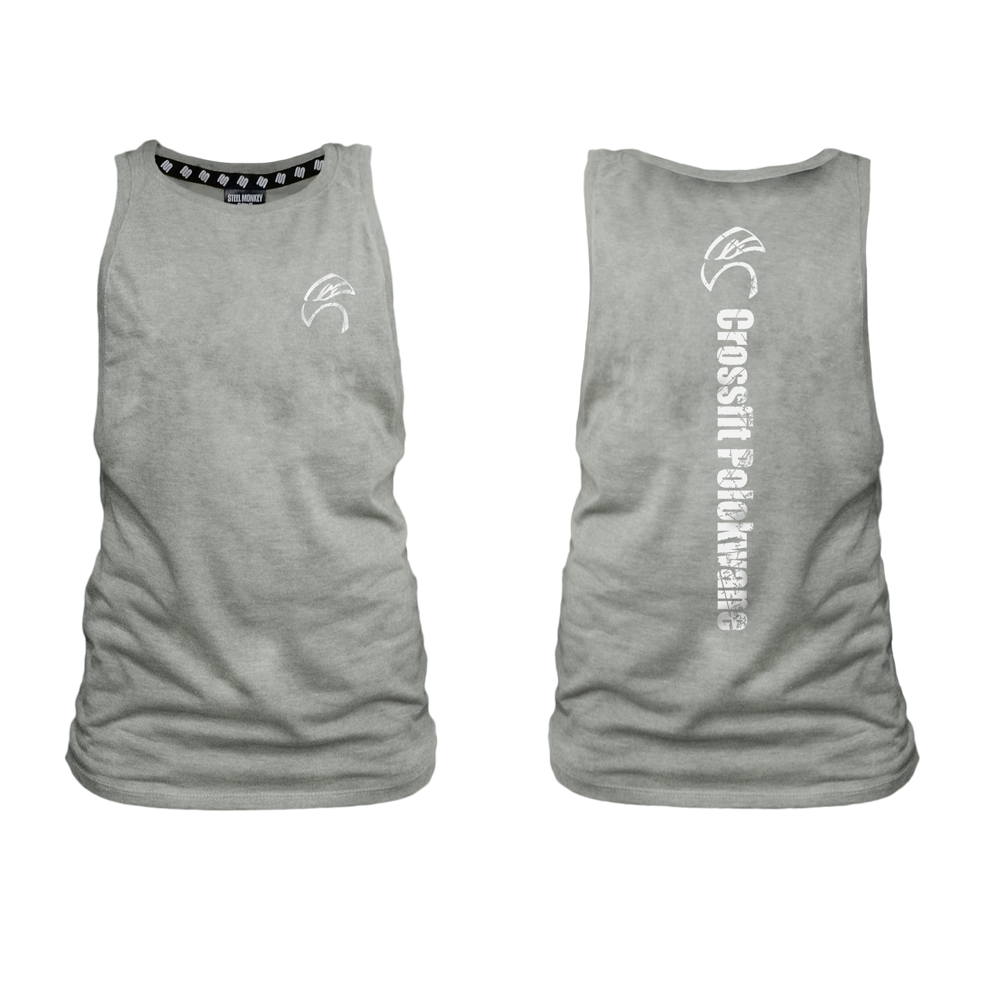 CrossFit Polokwane Ladies Muscle Tank - Grey Melange