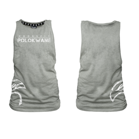 CrossFit Polokwane Ladies Muscle Tank - Grey Melange