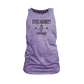 SM Ladies Melange Muscle Tank - Chevron Grunge