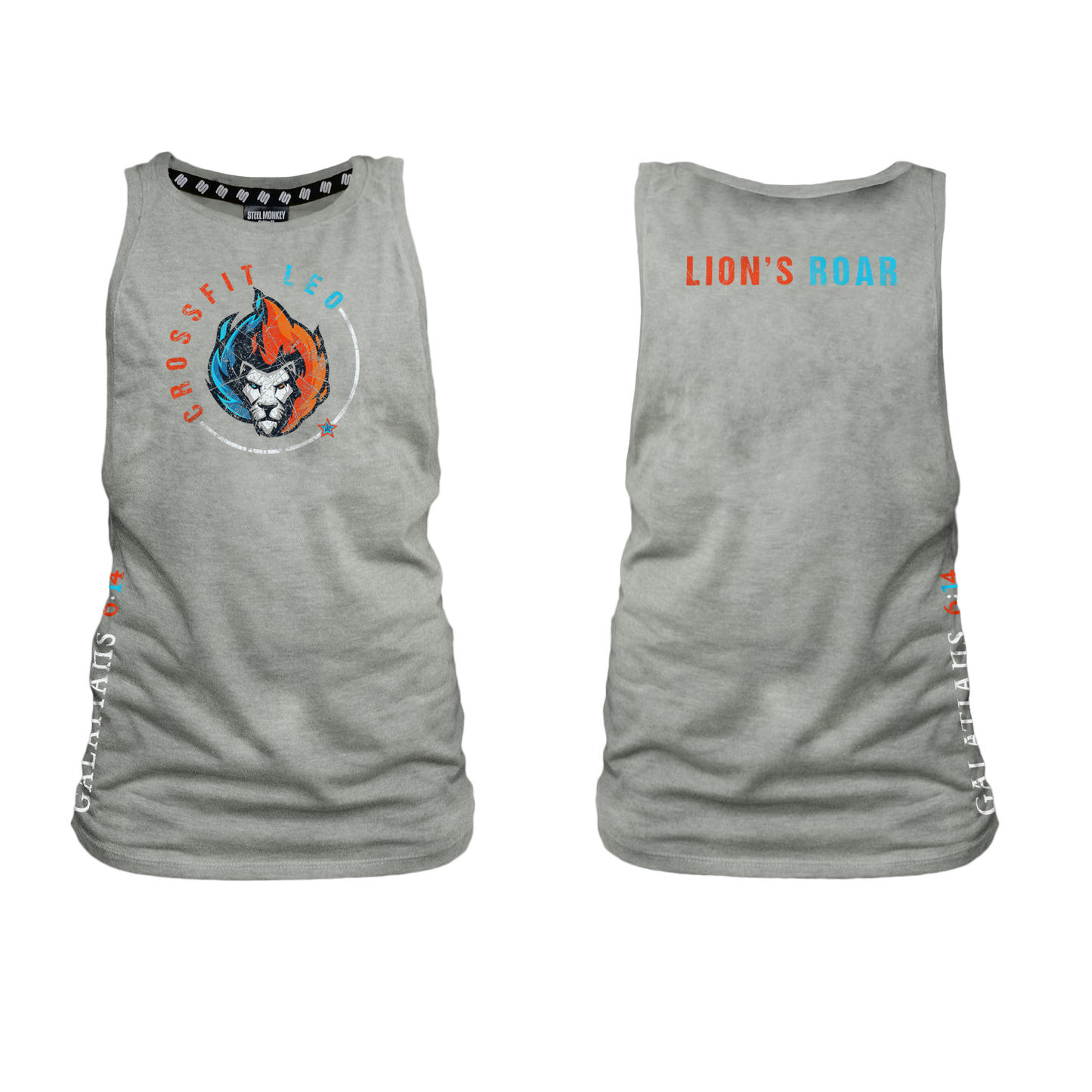 CrossFit Leo - Muscle Tank - Grey - 2