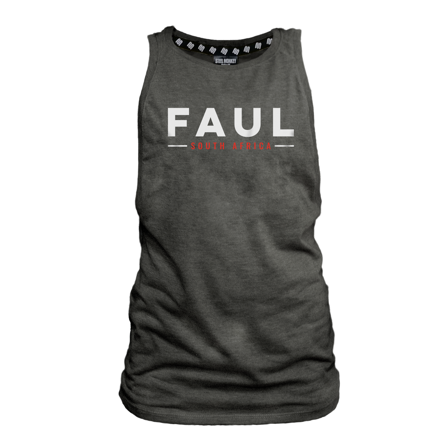 Megan Faul Ladies Muscle Tank - Charcoal Melange