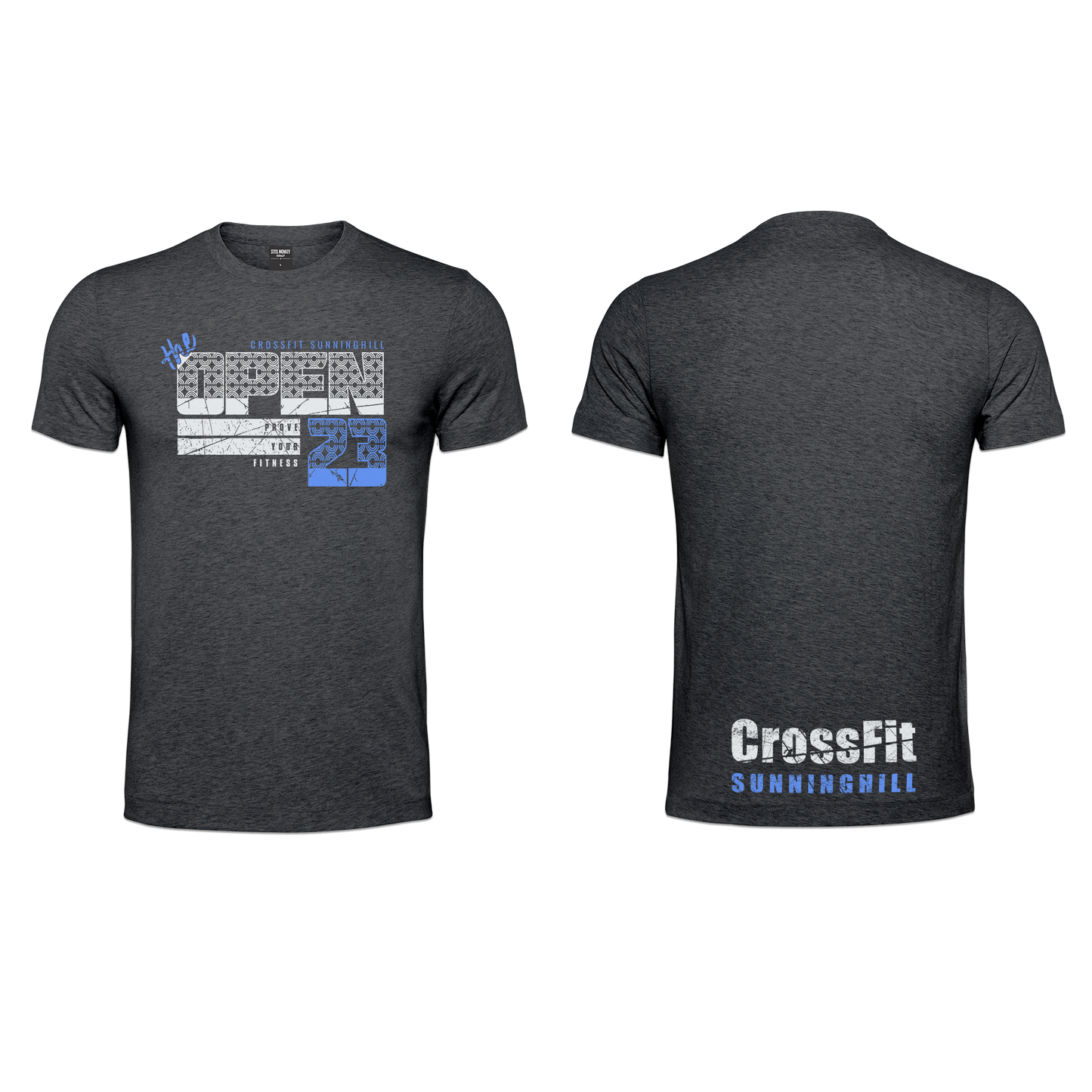 Crossfit Sunninghill Mens T-Shirt - Charcoal Melange