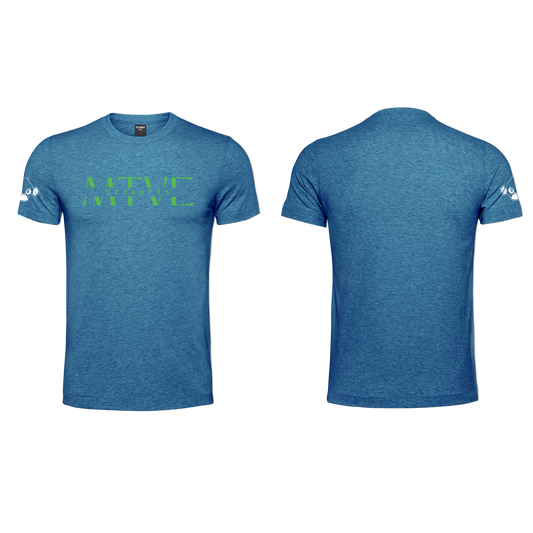 CrossFit Motive Men's T-Shirt - Blue Melange (Green)