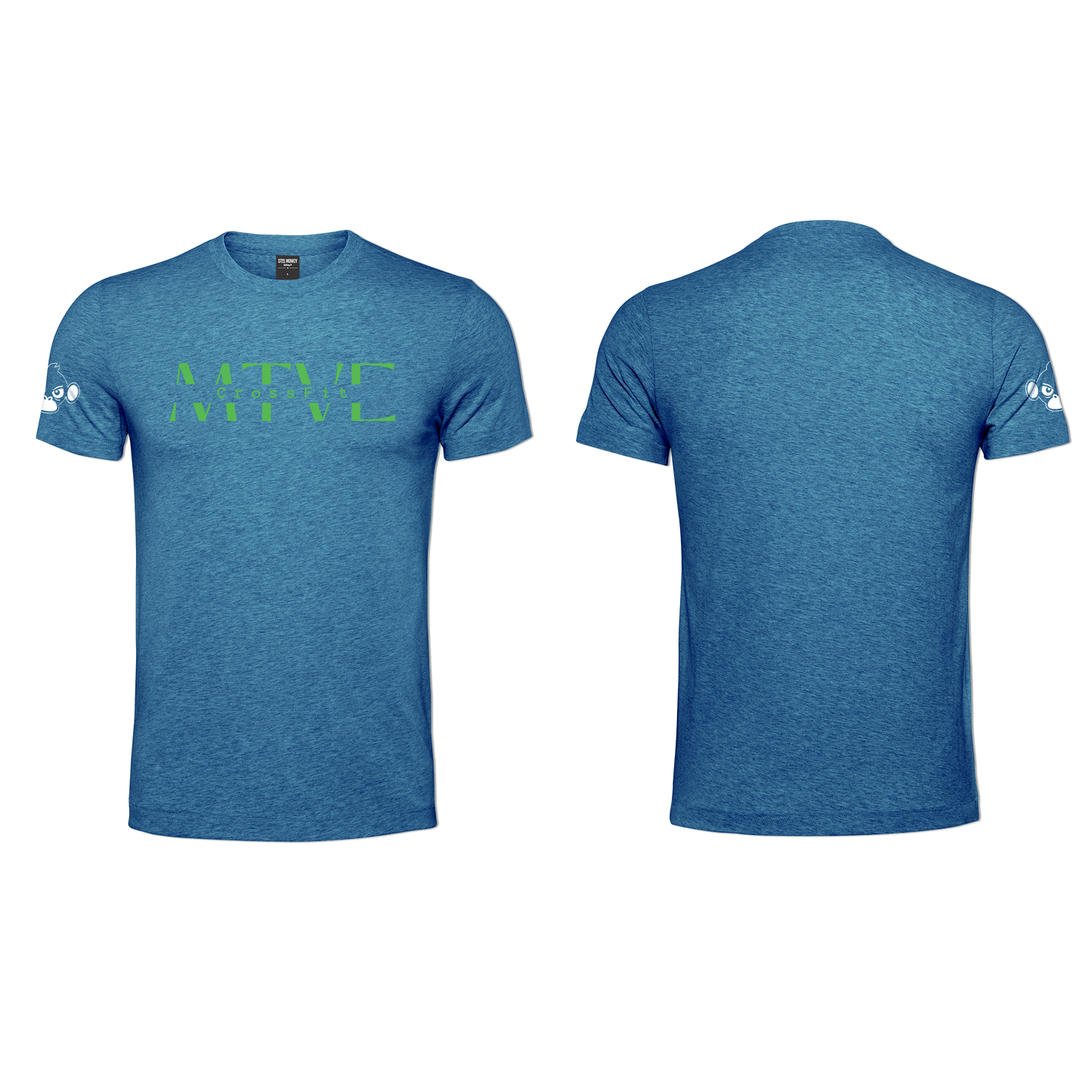 CrossFit Motive Ladies T-Shirt - Blue Melange (Green)