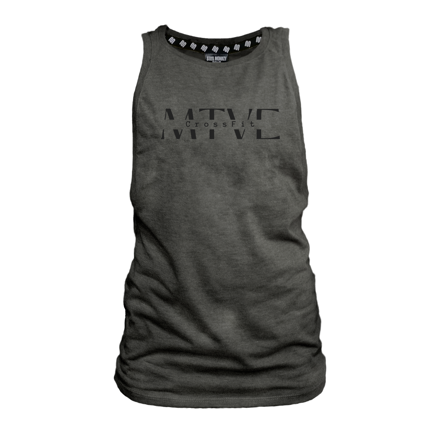 CrossFit Motive Ladies Muscle Tank - Charcoal Melange (Black)