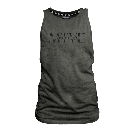 CrossFit Motive Ladies Muscle Tank - Charcoal Melange (Black)