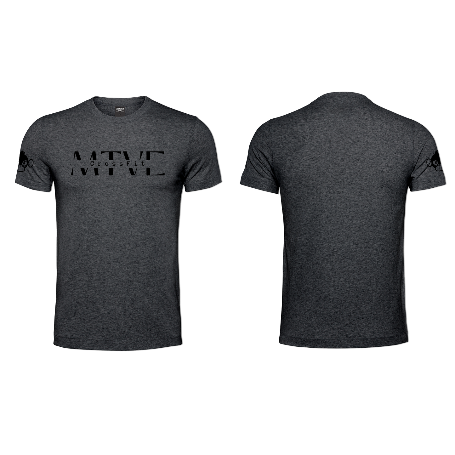 CrossFit Motive Men's T-Shirt - Charcoal Melange (Black)