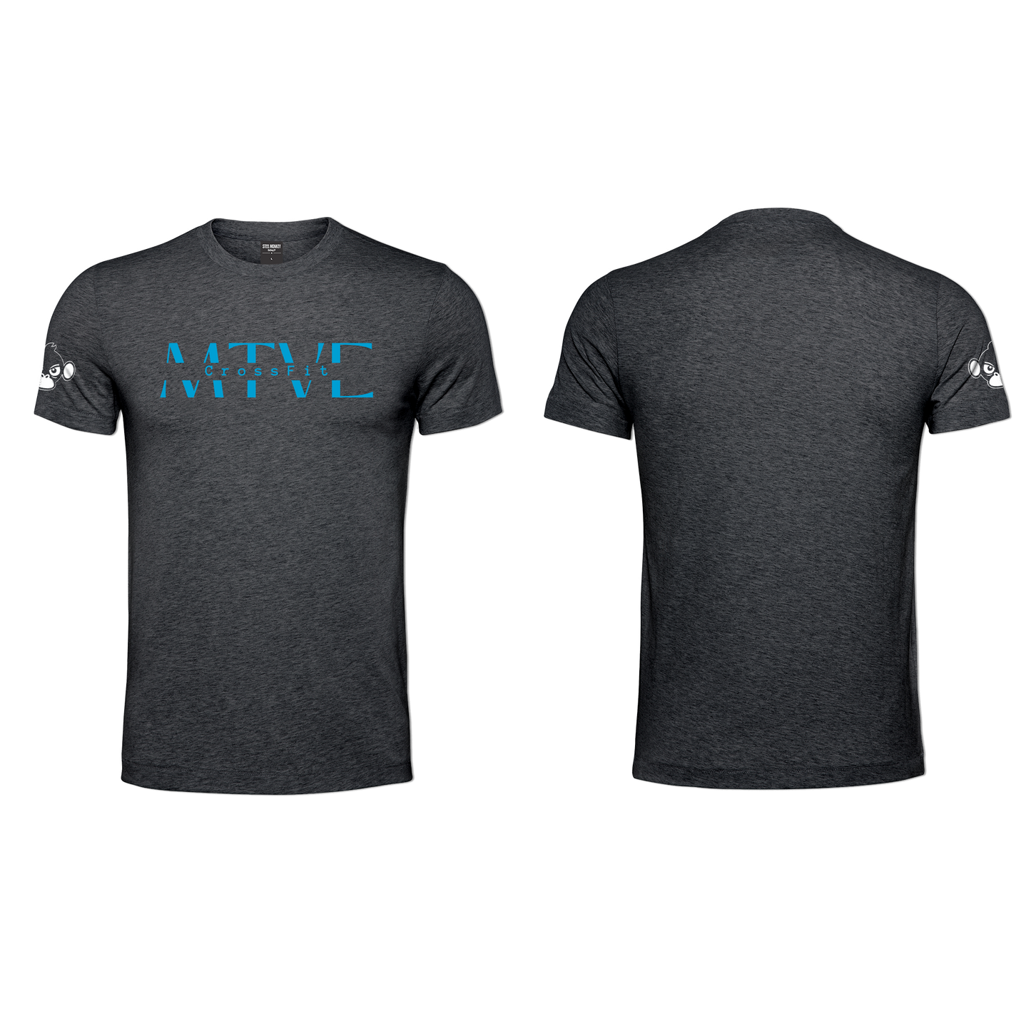 CrossFit Motive Ladies T-Shirt - Charcoal Melange (Blue)