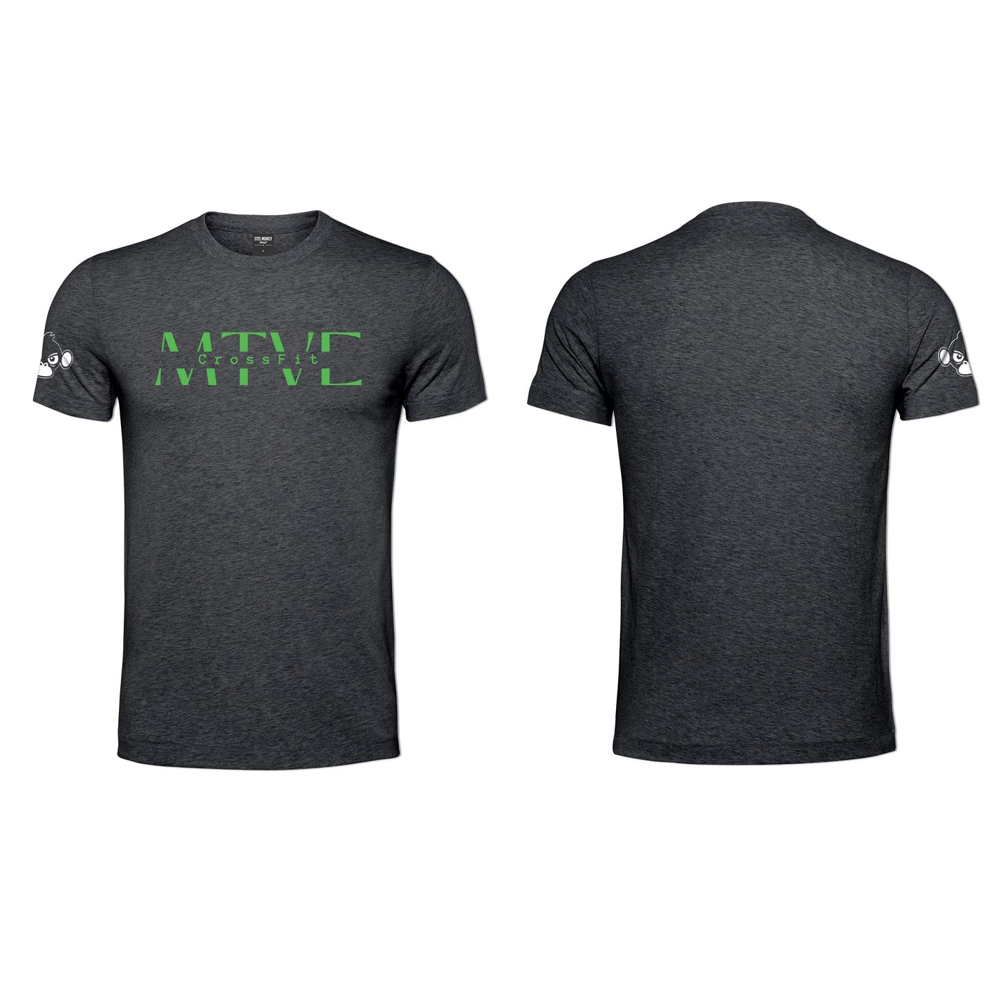 CrossFit Motive Men's T-Shirt - Charcoal Melange (Green)