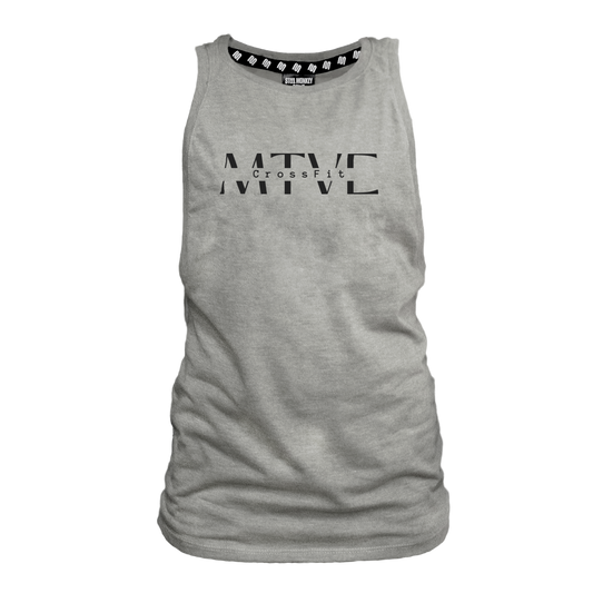 CrossFit Motive Ladies Muscle Tank - Grey Melange (Black)