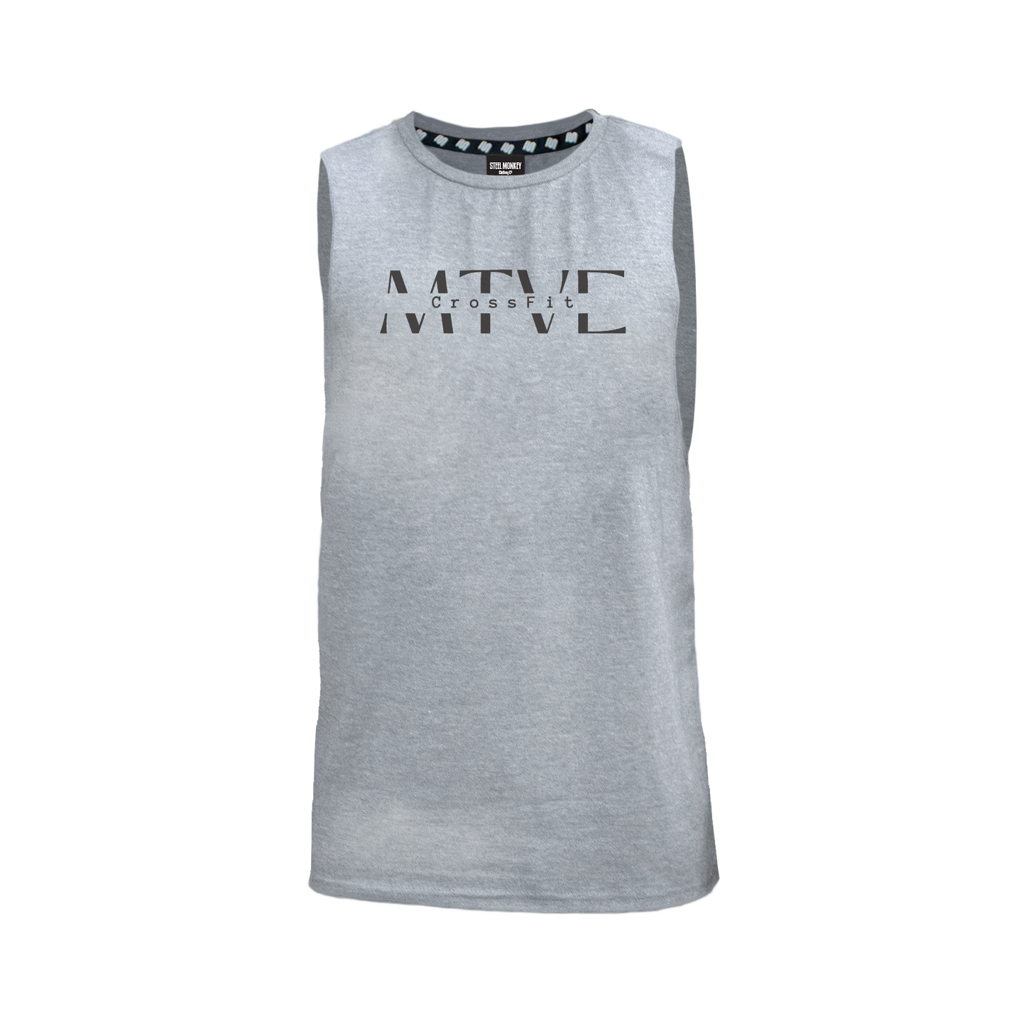 CrossFit Motive Men's Tank - Grey Melange (Black)