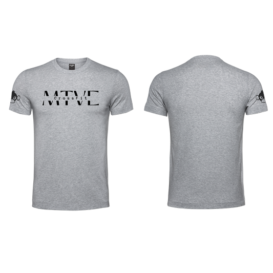 CrossFit Motive Men's T-Shirt - Grey Melange (Black)