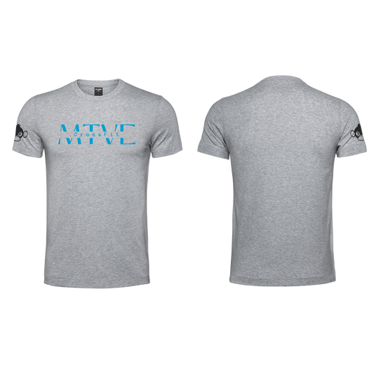 CrossFit Motive Men's T-Shirt - Grey Melange (Blue)