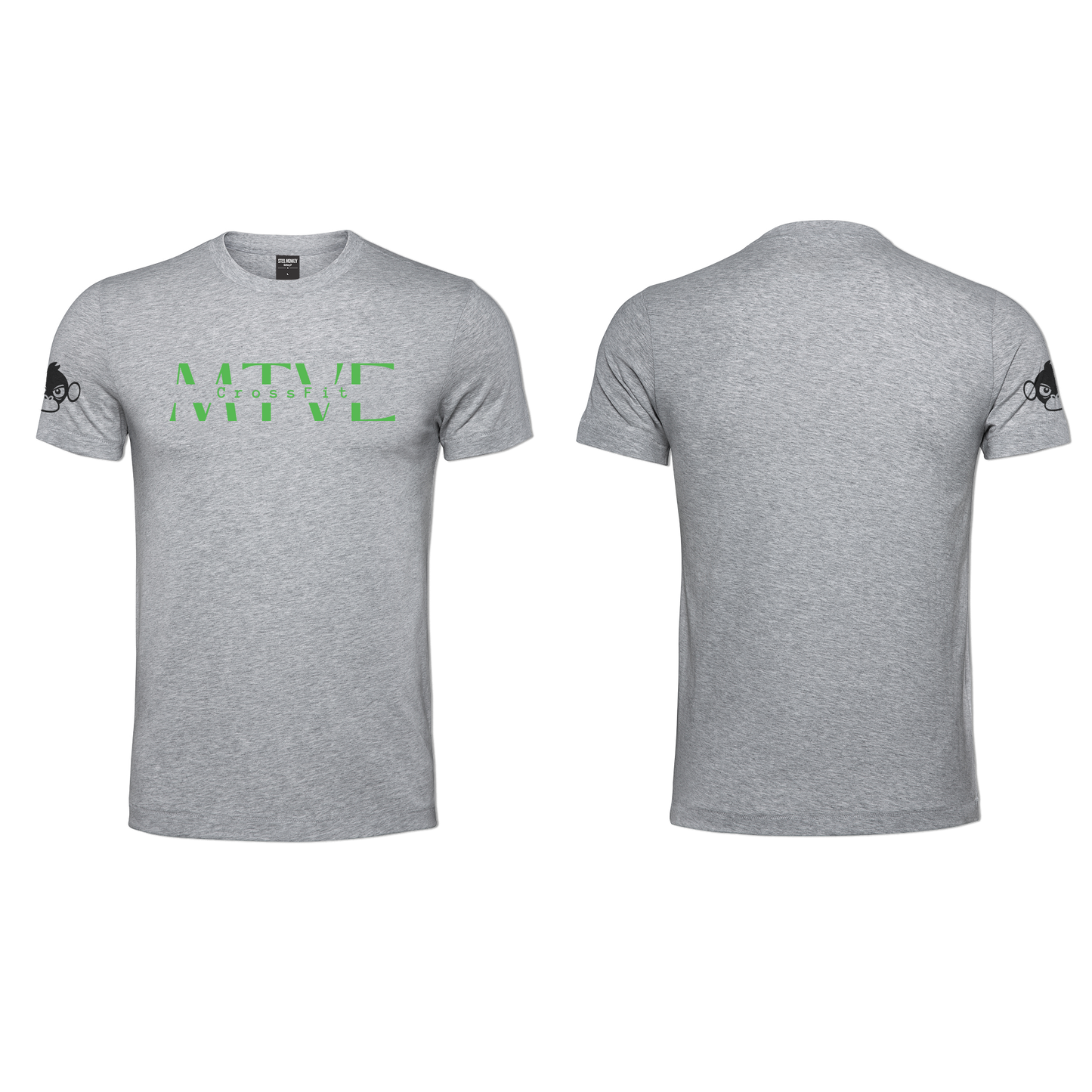 CrossFit Motive Ladies T-Shirt - Grey Melange (Green)