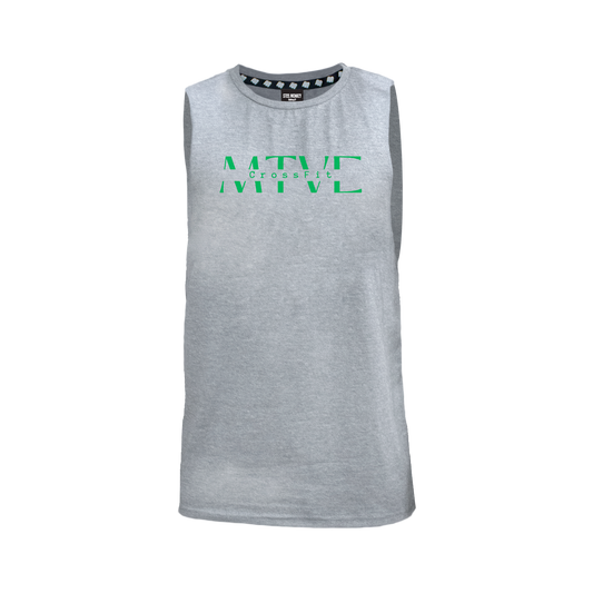 CrossFit Motive Men's Tank - Grey Melange (Green)