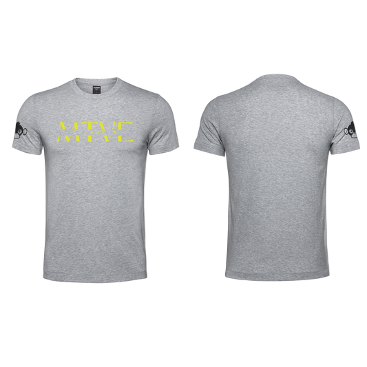 CrossFit Motive Ladies T-Shirt - Grey Melange (Yellow)