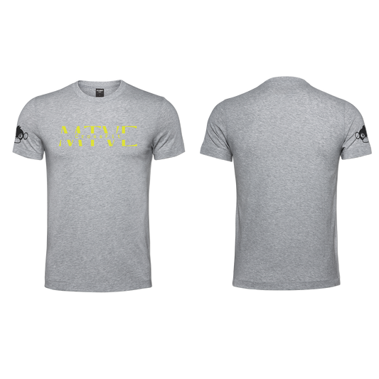 CrossFit Motive Men's T-Shirt - Grey Melange (Yellow)