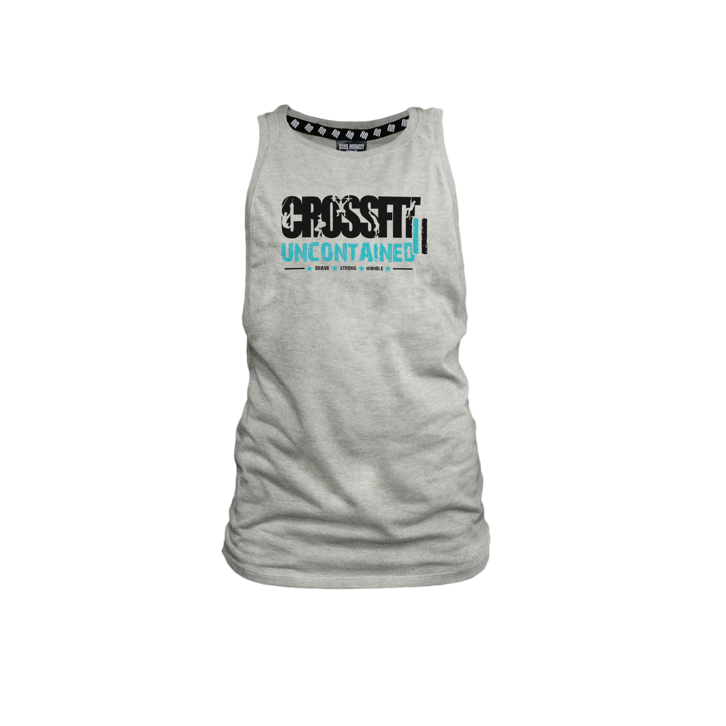 Uncontained II Ladies Muscle Tank - Grey Melange