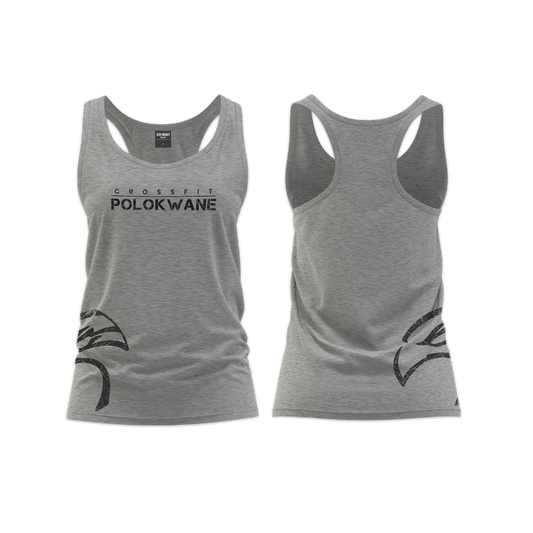 CrossFit Polokwane Ladies Straight Cut  Vest - Grey Melange