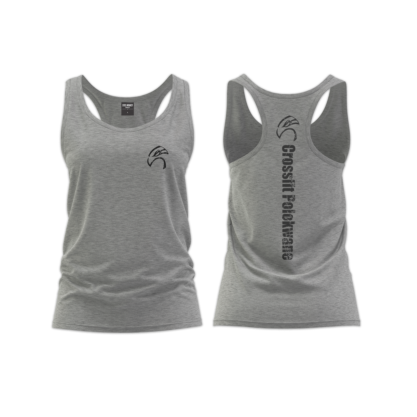 CrossFit Polokwane Ladies Straight Cut  Vest - Grey Melange