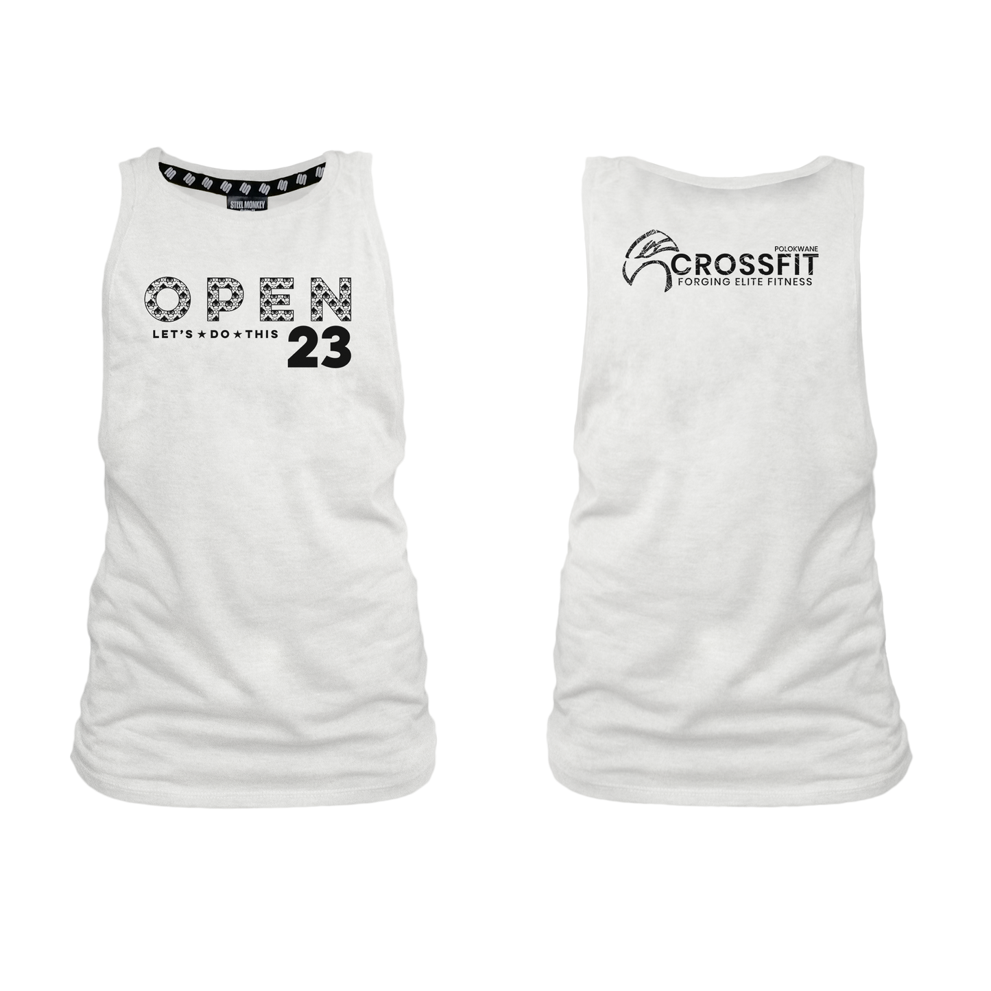 Polokwane Open 2023 Ladies Muscle Tank - White Melange