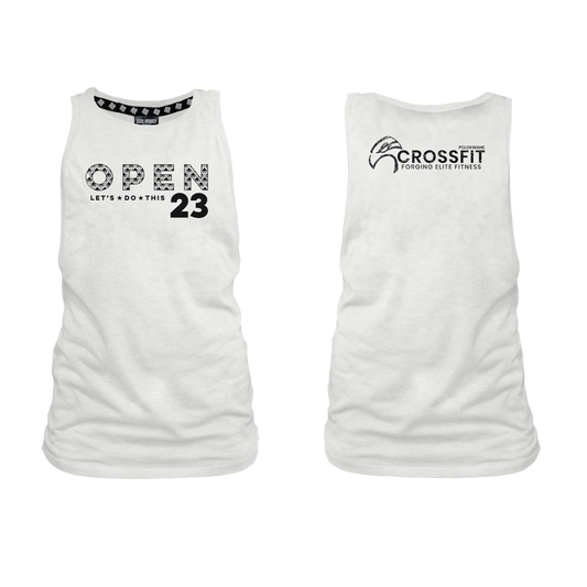 Polokwane Open 2023 Ladies Muscle Tank - White Melange