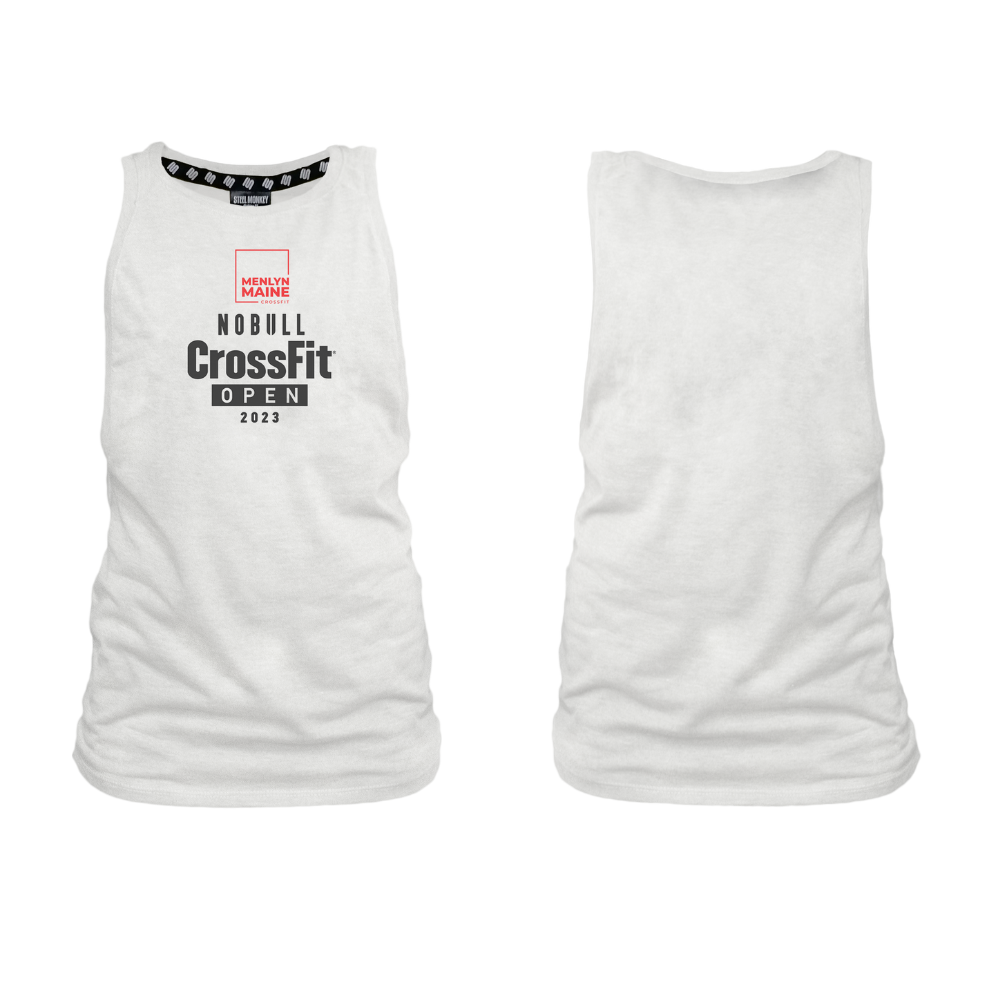 Menlyn Maine Open 2023 Ladies Muscle Tank - White Melange