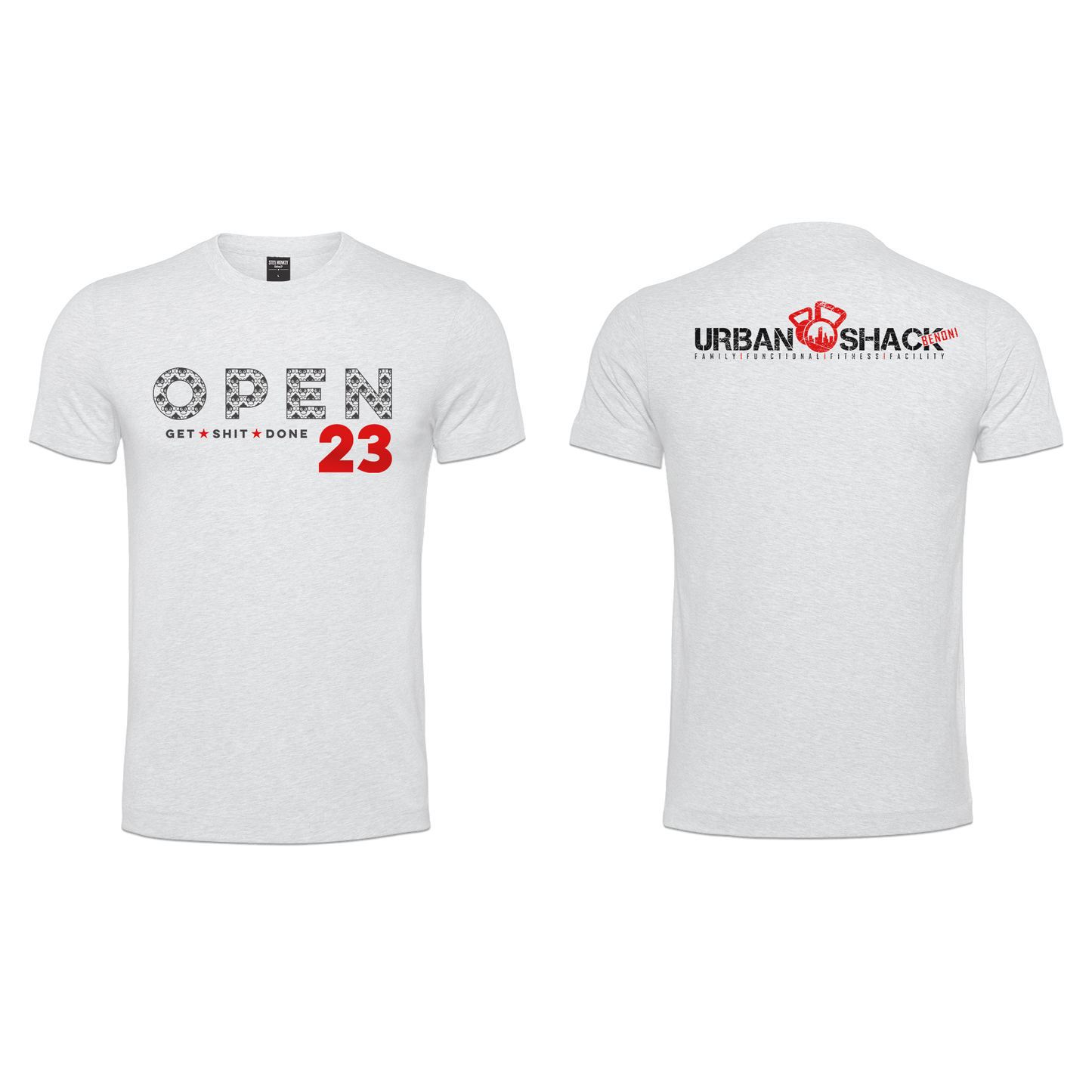 Urban Shack Open 2023 Ladies T - White Melange