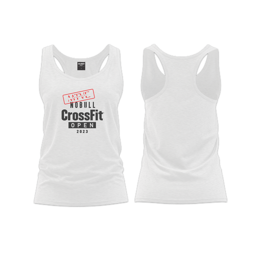 CrossFit Motive Ladies Straight Cut Vest - White Melange
