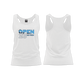 BUC Fitness Open 23 Ladies Straight Cut Vest - White Melange