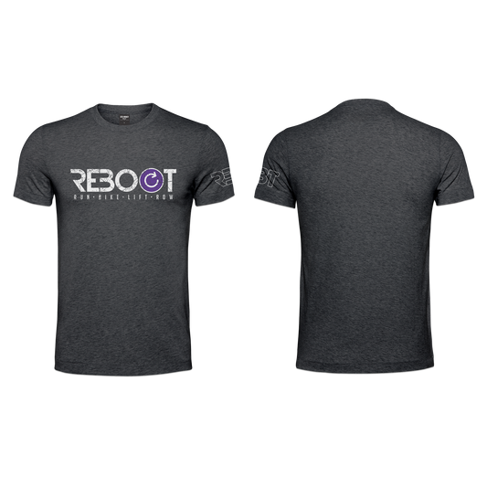 Reboot Ladies T-Shirt -  Charcoal Melange